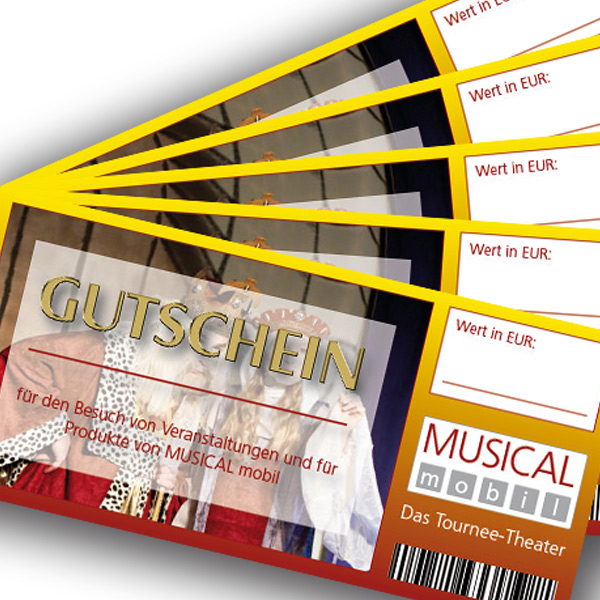 Wert Gutschein Musical Mobil Das Tournee Theater